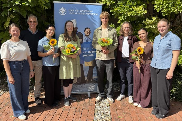 Neue Azubis beginnen ihre Ausbildung im Haus der bayerischen Landwirtschaft Herrsching.